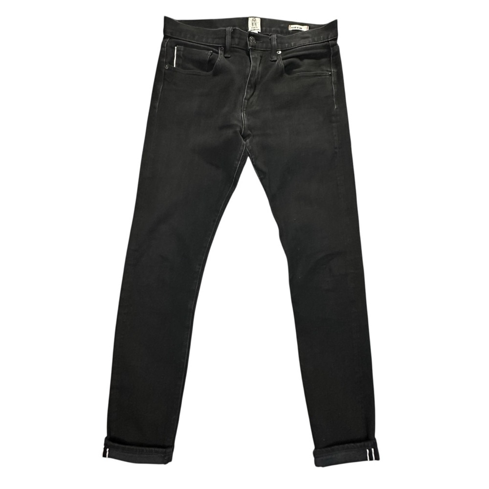 Kato The Scissors Slim tapered - Black Raw 10.5oz Selvedge. Sz: 31